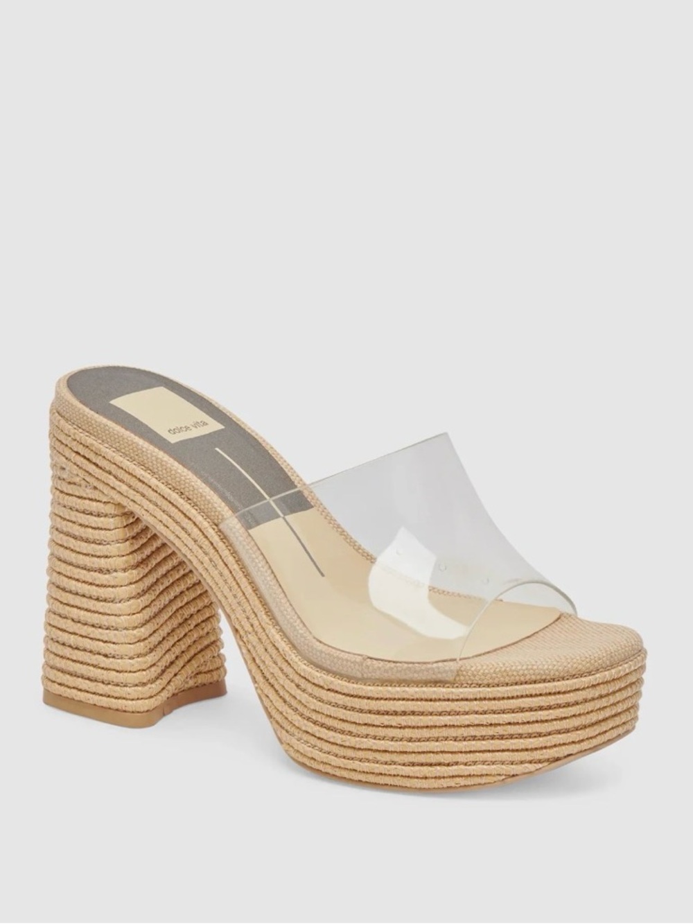 NIB DOLCE VITA LICHIA HEELS NATURAL BEAUTIFUL VERSATILE WORN ONCE
